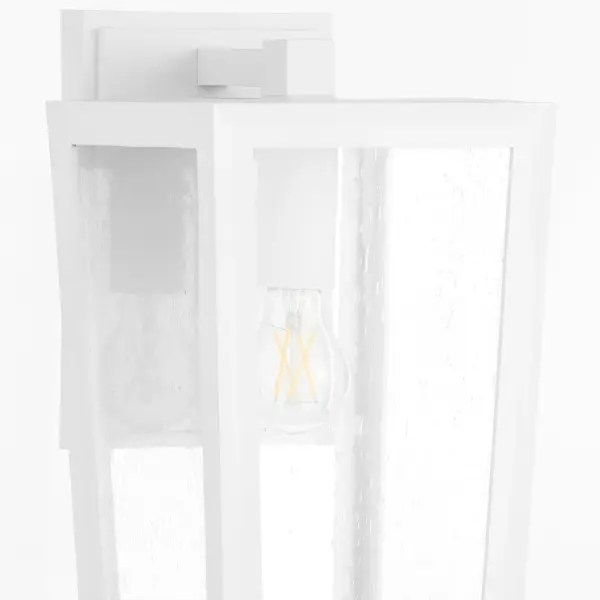 Bravo 18" Outdoor Wall Lantern in White - Image 4