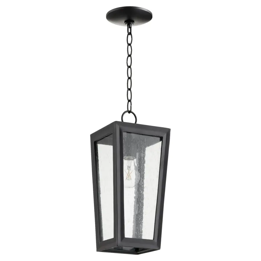 Bravo 15" Black Outdoor Pendant Light