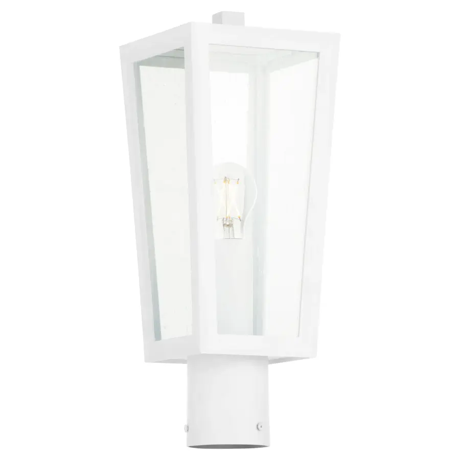Bravo Outdoor Post Lantern in White - Image 2