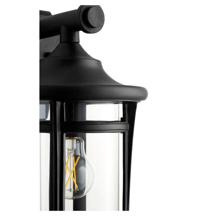 Haley 15" Outdoor Wall Lantern in Noir - Image 2