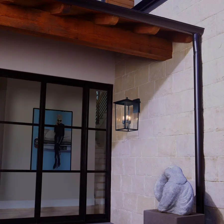 Riverside 22" 3-Light Outdoor Wall Light - Image 2