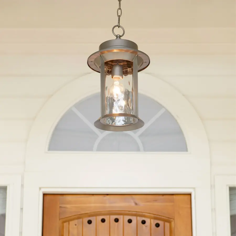 Charter 16" Outdoor Pendant in Graphite - Image 2