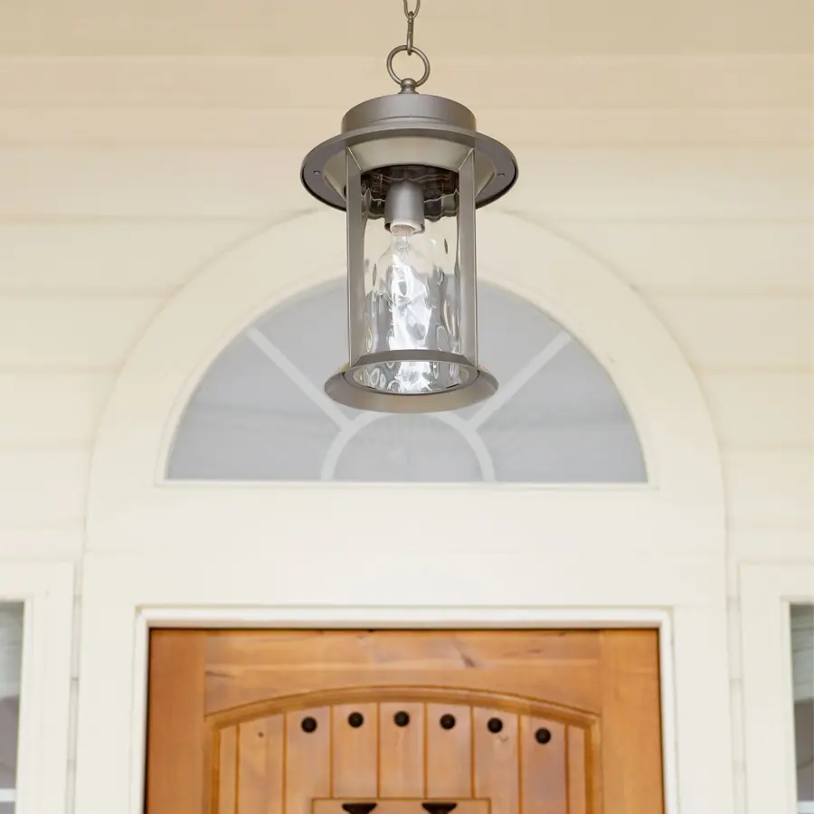 Charter 16" Outdoor Pendant in Graphite - Image 3