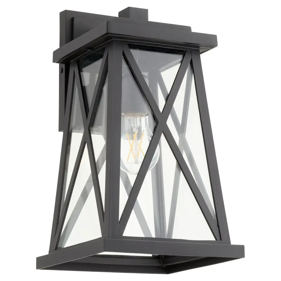 Artesno 14" Outdoor Lantern in Textured Black - Image 1