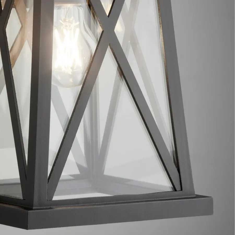 Artesno 14" Outdoor Lantern in Textured Black - Image 3