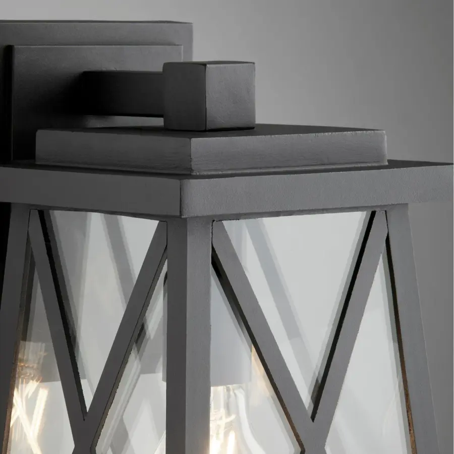 Artesno 14" Outdoor Lantern in Textured Black - Image 4