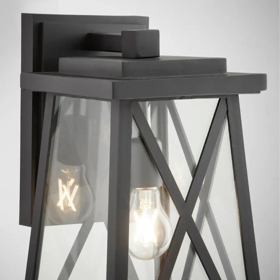 Artesno 16" Outdoor Lantern in Textured Black - Image 4