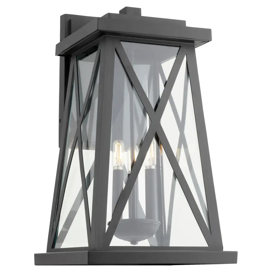 Artesno 22" Outdoor Lantern in Textured Black - Image 2