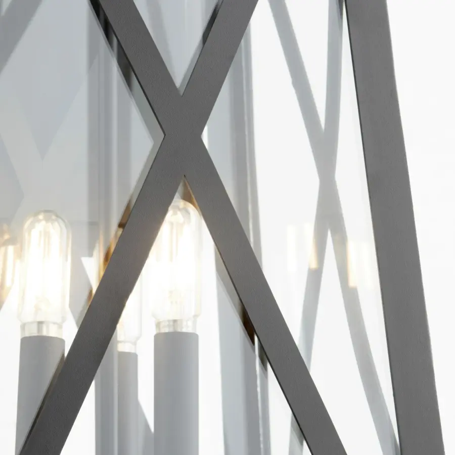 Artesno 22" Outdoor Lantern in Textured Black - Image 3