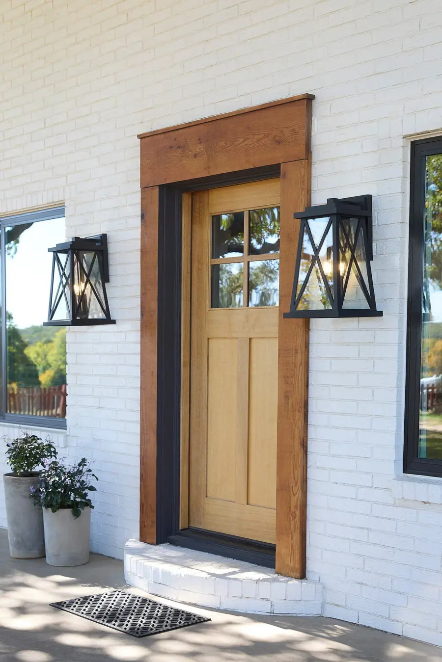 Artesno 22" Outdoor Lantern in Textured Black - Image 6