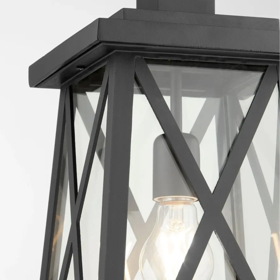 Artesno 16" Outdoor Pendant in Textured Black - Image 3