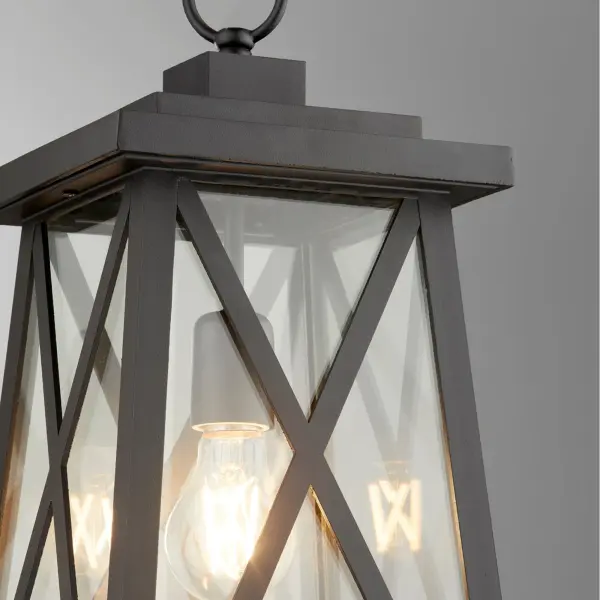 Artesno 16" Outdoor Pendant in Textured Black - Image 4