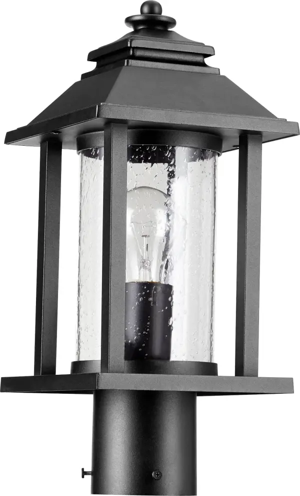 The Crusoe combines traditional lantern design with nautical influences, featuring a clear glass cylinder shade and cast metal frame. Its wet-rated construction ensures reliable performance in harsh weather conditions.