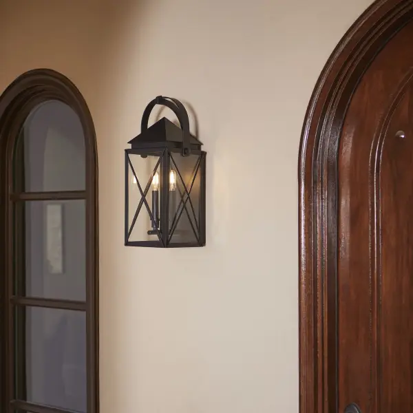 Mystic 20" Outdoor Wall Lantern in Matte Black - Image 7