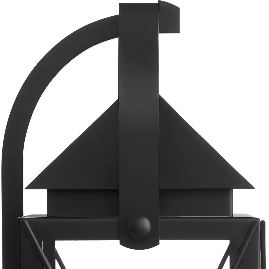 Mystic 25" Outdoor Wall Lantern in Matte Black - Image 4