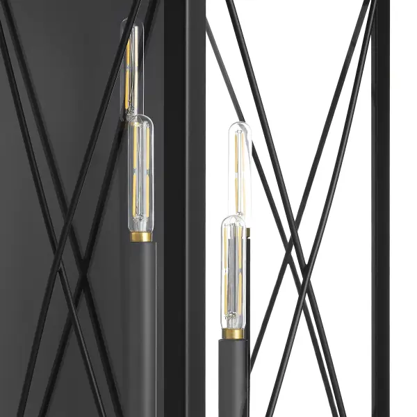 Mystic 30" 4-Light Outdoor Wall Lantern in Matte Black - Image 4