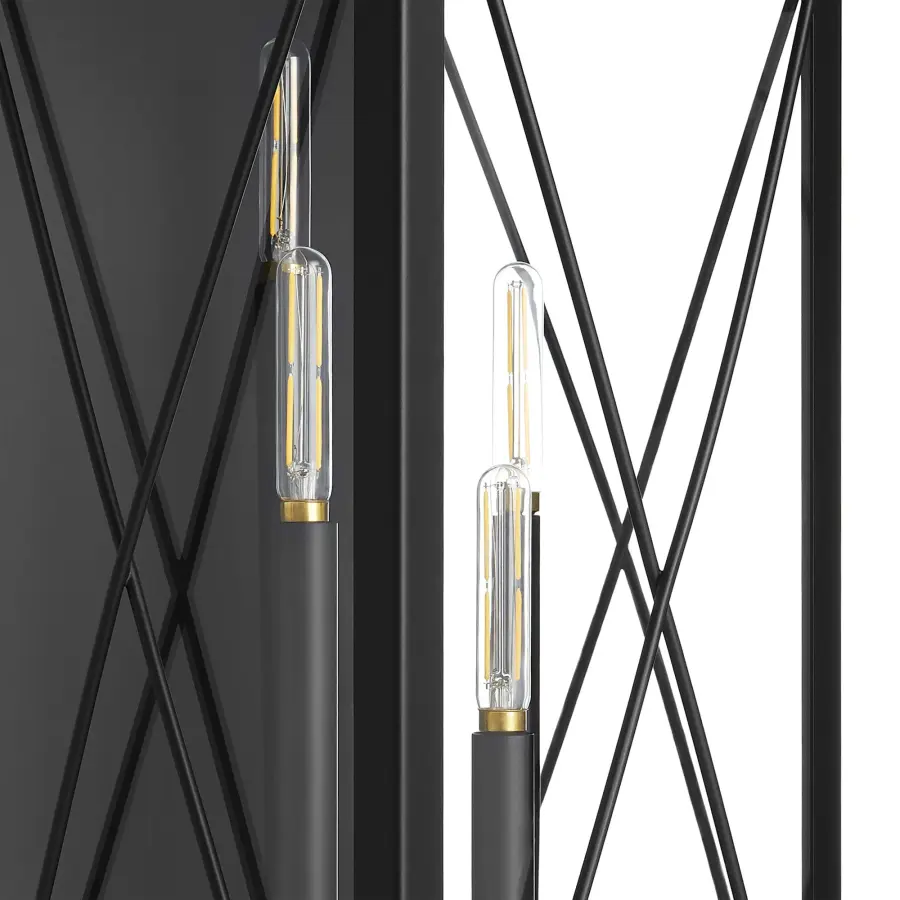 Mystic 30" 4-Light Outdoor Wall Lantern in Matte Black - Image 4