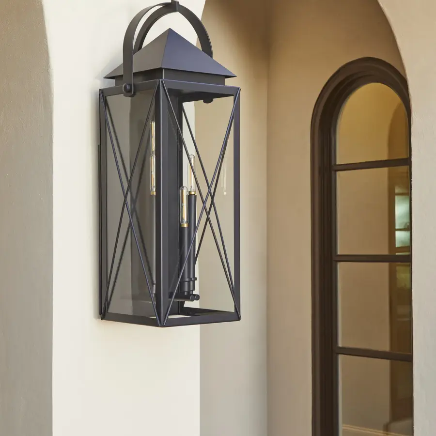 Mystic 30" 4-Light Outdoor Wall Lantern in Matte Black - Image 5