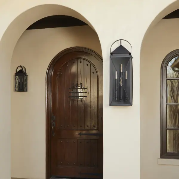 Mystic 30" 4-Light Outdoor Wall Lantern in Matte Black - Image 7