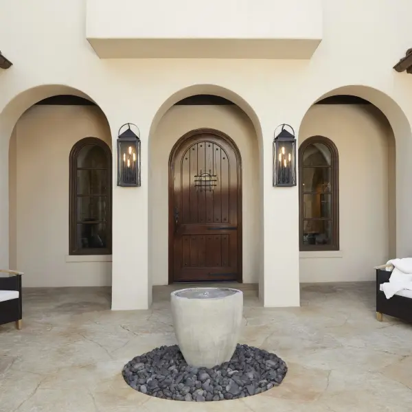 Mystic 30" 4-Light Outdoor Wall Lantern in Matte Black - Image 9