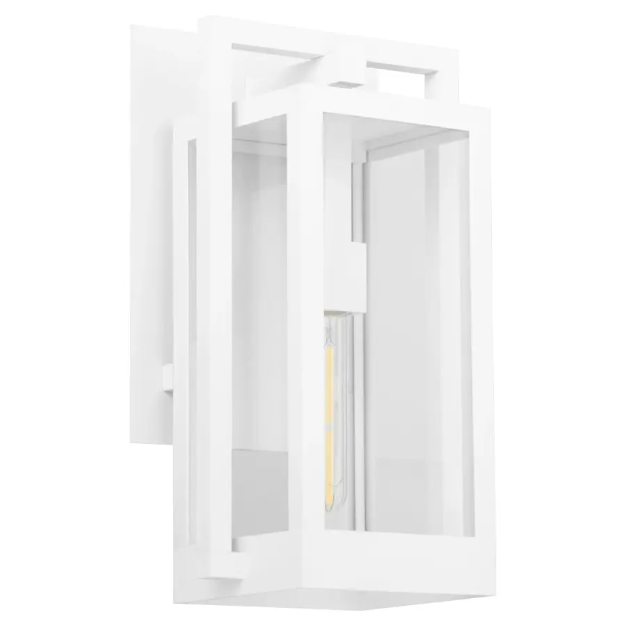 Marco 18" Outdoor Lantern in White - Image 1