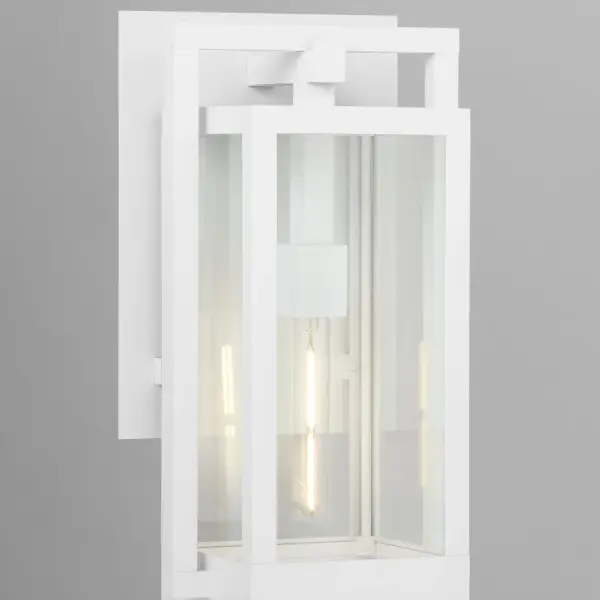 Marco 18" Outdoor Lantern in White - Image 4