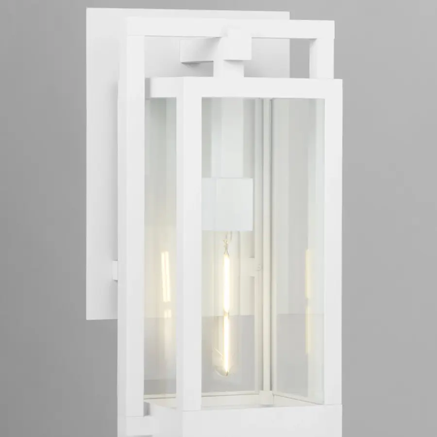 Marco 18" Outdoor Lantern in White - Image 4