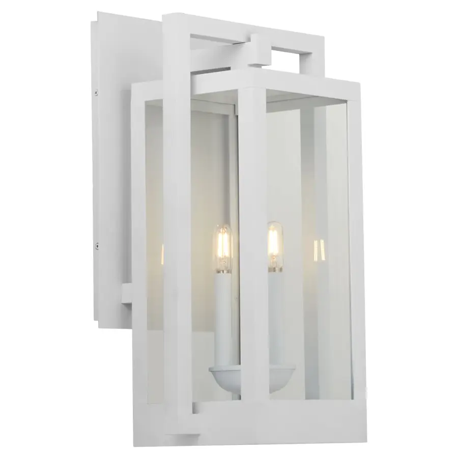 Marco 22" Outdoor Lantern in White - Image 2