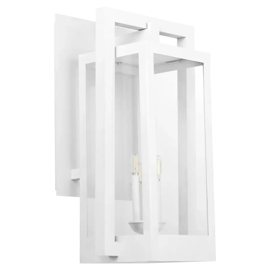 Marco 30" 4-Light Outdoor Lantern in White - Image 1
