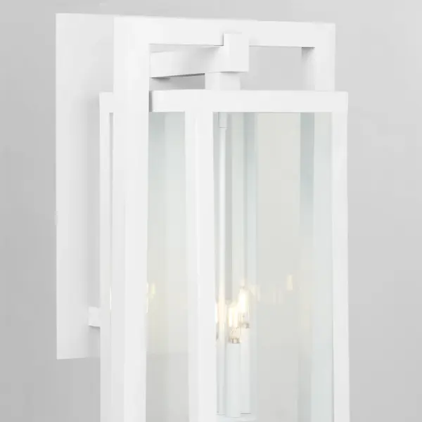 Marco 30" 4-Light Outdoor Lantern in White - Image 4