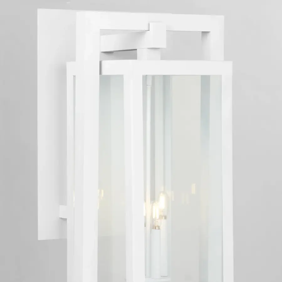 Marco 30" 4-Light Outdoor Lantern in White - Image 4