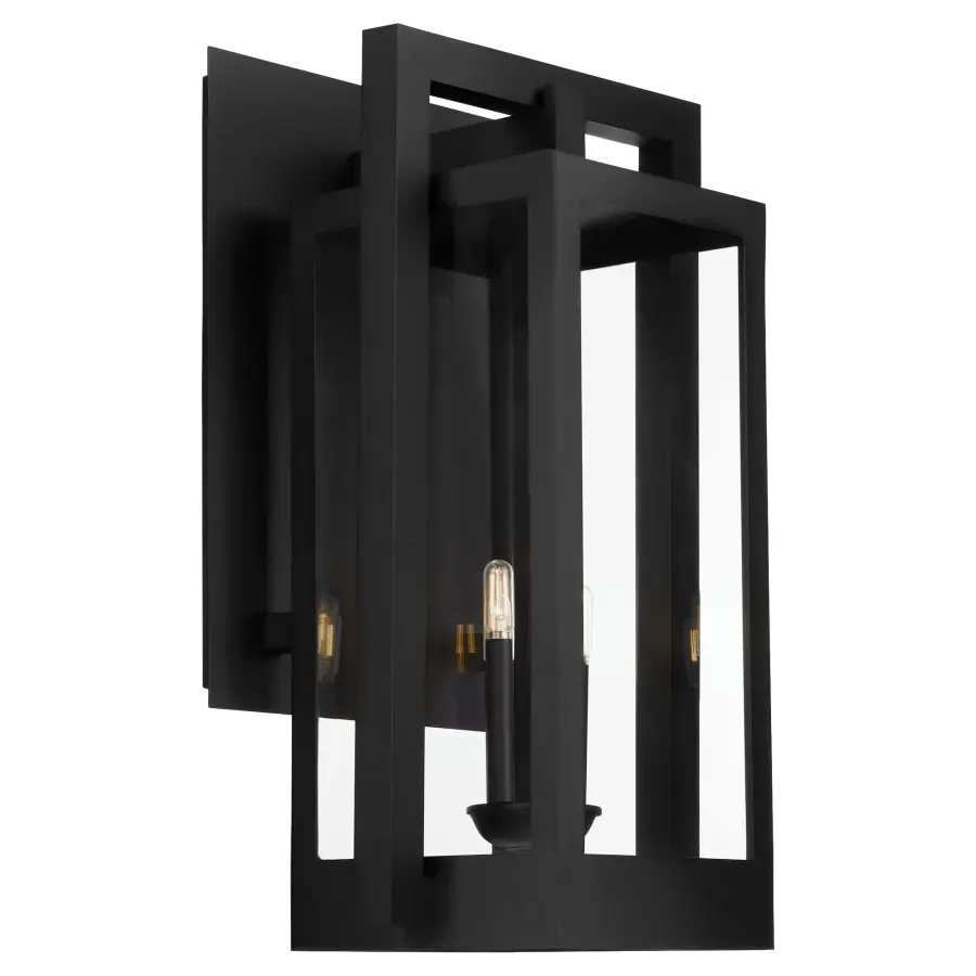 Marco 30" 4-Light Outdoor Lantern in Textured Black - Image 2