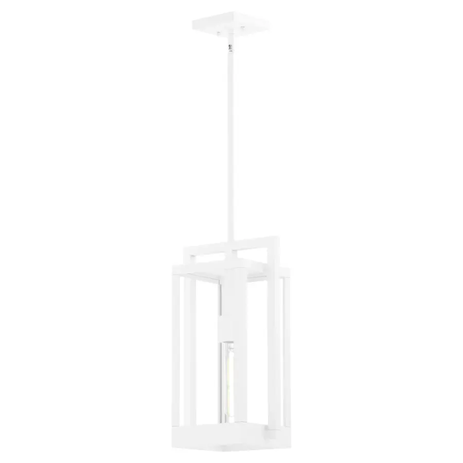 Marco 18" Outdoor Pendant in White - Image 1