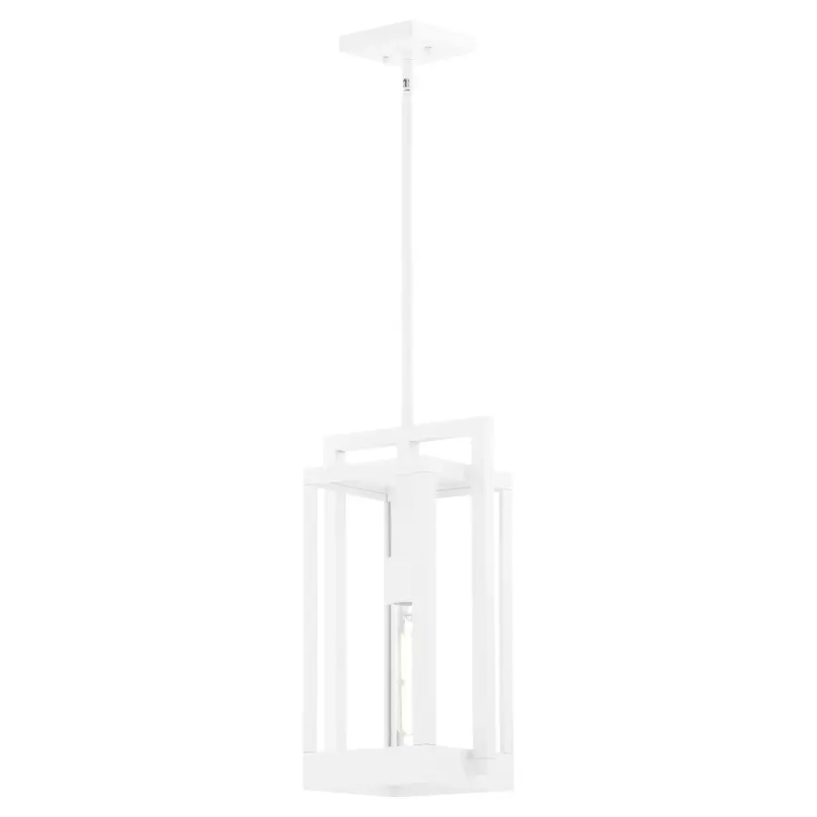 Marco 18" Outdoor Pendant in White - Image 2