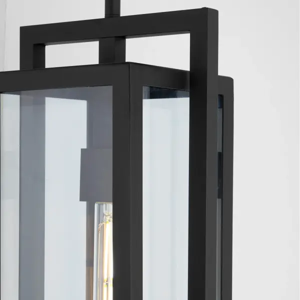 Marco 18" Outdoor Pendant in Textured Black - Image 4