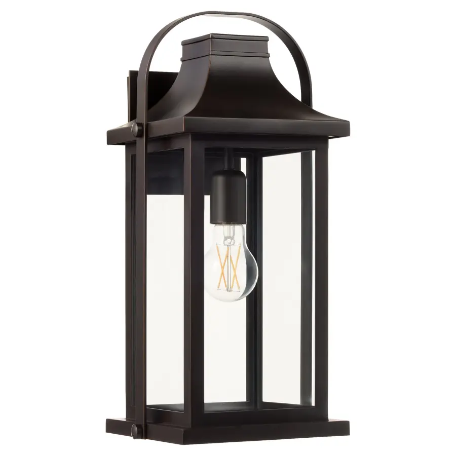 Downey 17" Outdoor Wall Lantern - Image 1