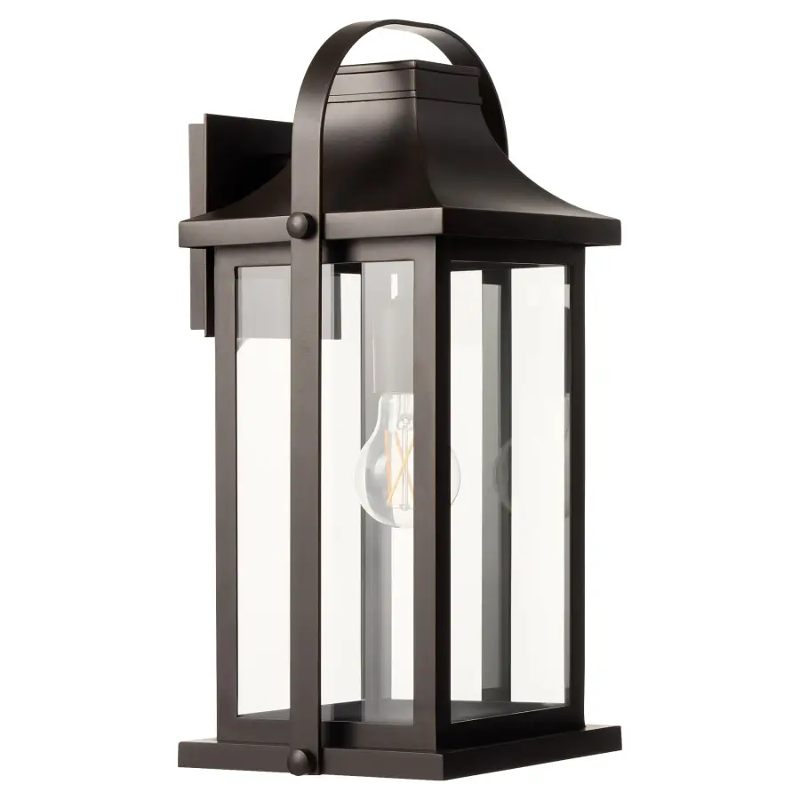 Downey 17" Outdoor Wall Lantern - Image 4