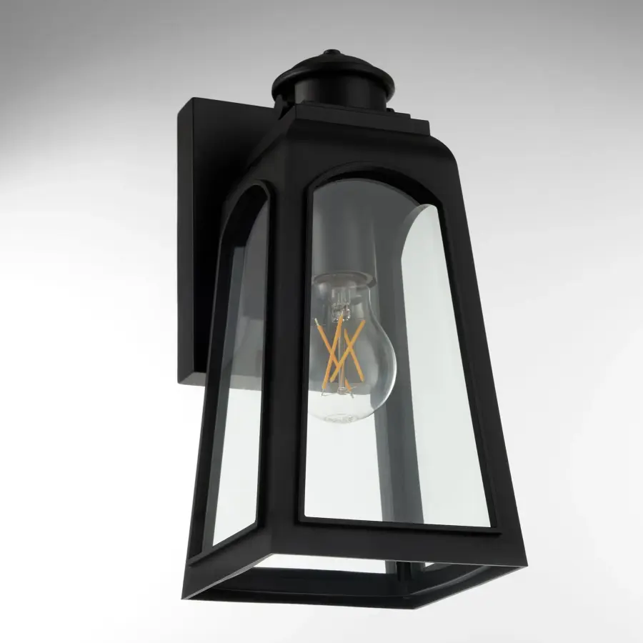 Francis 12" Outdoor Lantern in Matte Black - Image 2