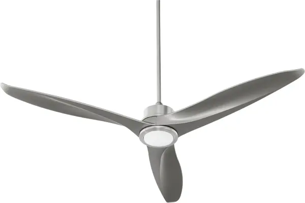 The Kress delivers impressive 5876 CFM airflow with a sleek 3-blade design and 120DC motor. Its minimalist aesthetic and 6-speed control make it ideal for large contemporary spaces requiring both style and performance. - alternate view