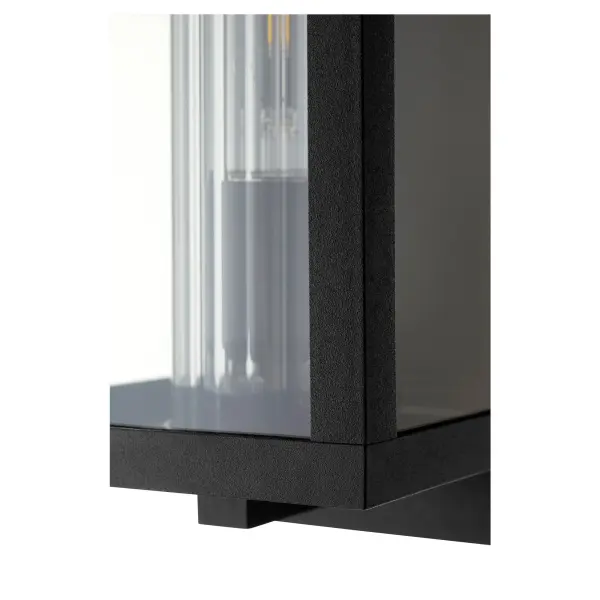 Parks 19" Outdoor Wall Lantern in Noir - Image 2