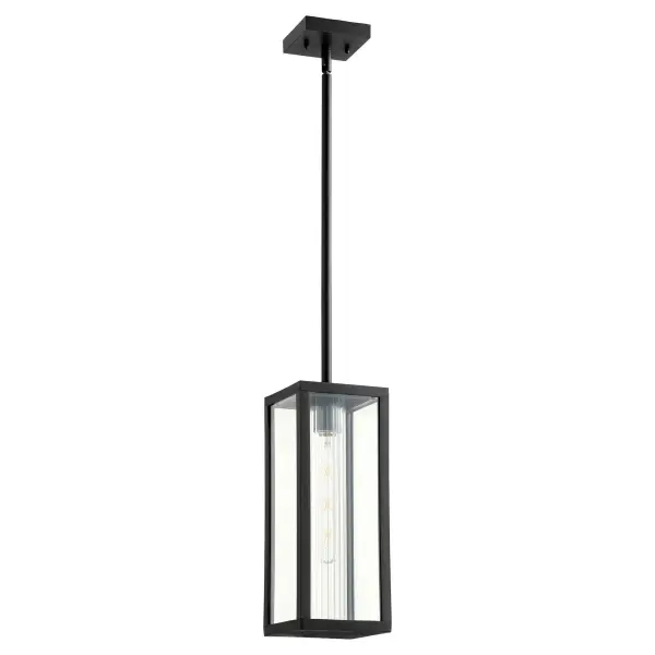 Parks 15" Outdoor Pendant in Noir - Image 1