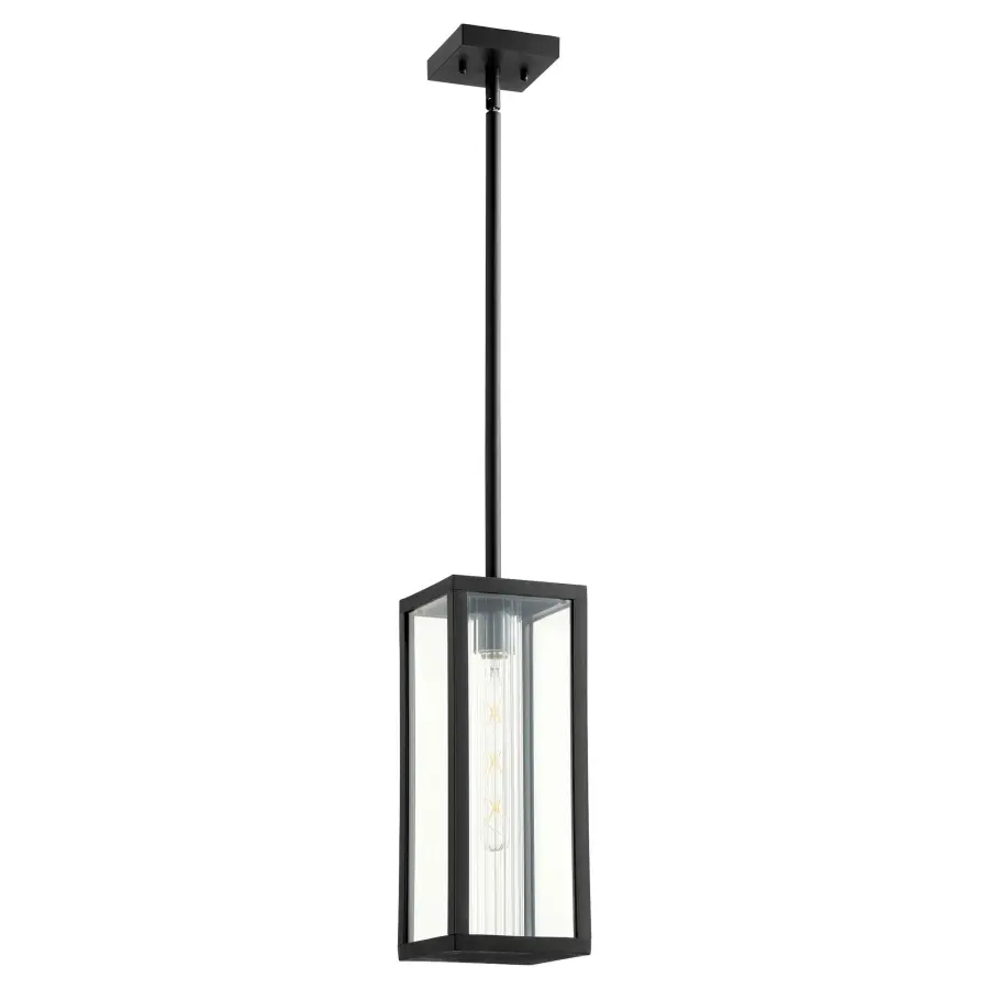 Parks 15" Outdoor Pendant in Noir - Image 1