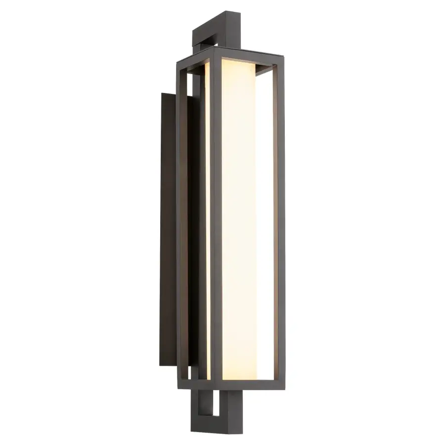 Parlor 28" LED Outdoor Lantern in Textured Black - Image 2
