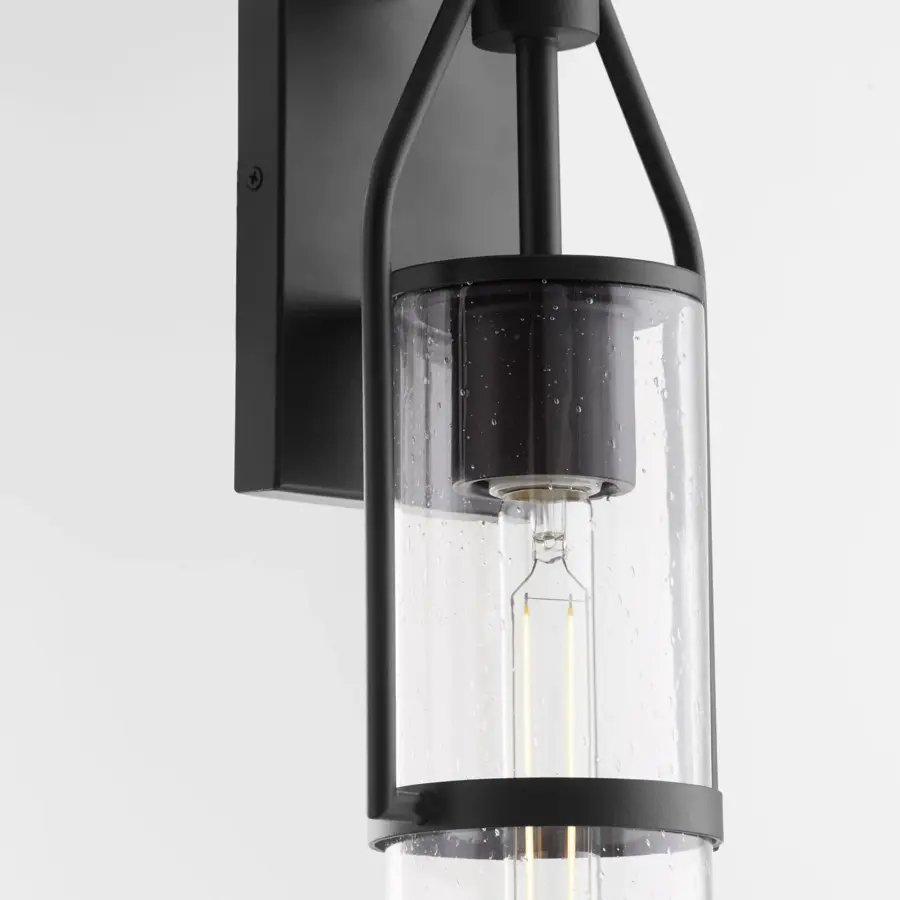 Townshend 16" Outdoor Lantern in Textured Black - Image 3