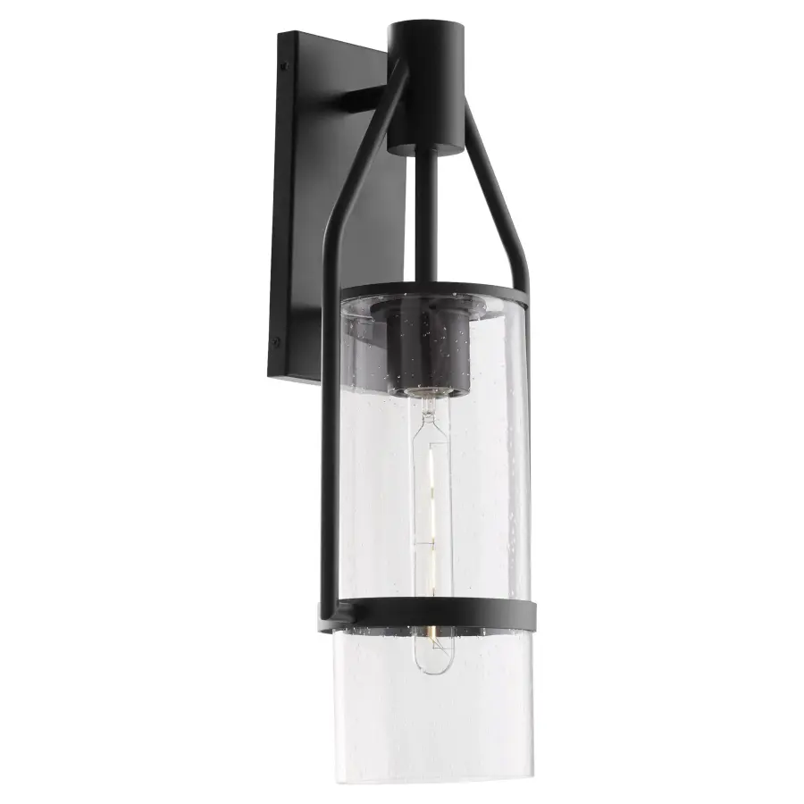 Townshend 21" Outdoor Lantern in Textured Black - Image 2
