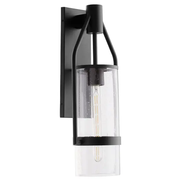 Townshend 24" Outdoor Lantern in Textured Black - Image 1