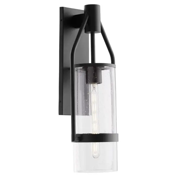 Townshend 24" Outdoor Lantern in Textured Black - Image 2