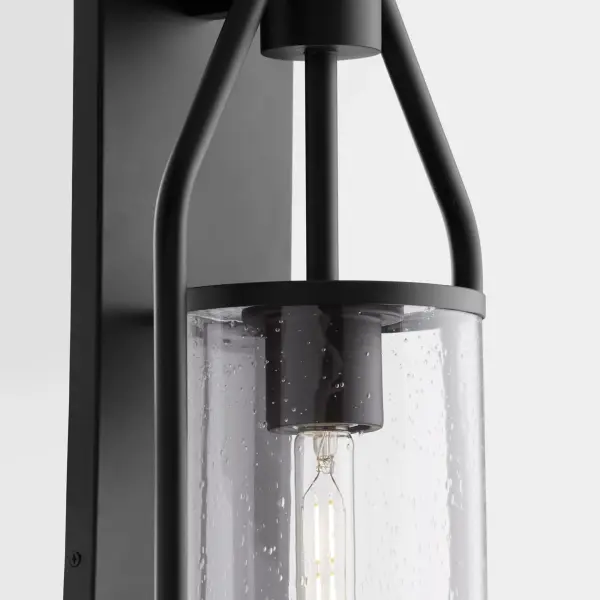 Townshend 24" Outdoor Lantern in Textured Black - Image 3