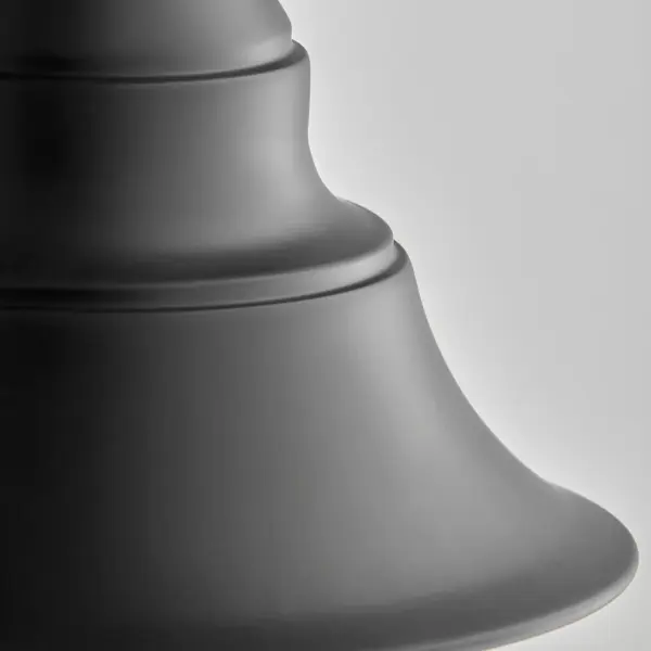 Sombra 11" Outdoor Lantern in Matte Black - Image 3