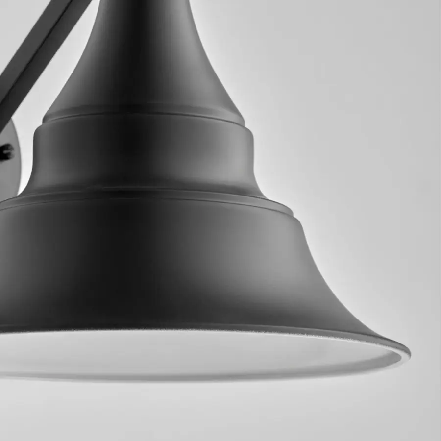 Sombra 11" Outdoor Lantern in Matte Black - Image 4